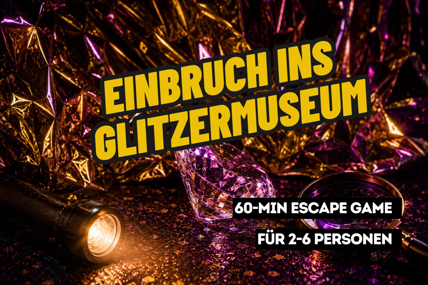 Escape Room Einbruch ins Glitzermuseum Leipzig