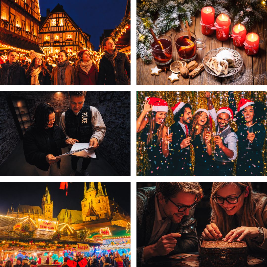Kombipaket aus Escape Room und Weihnachtsspaß für die Firmen-Weihnachtsfeier in Erfurt