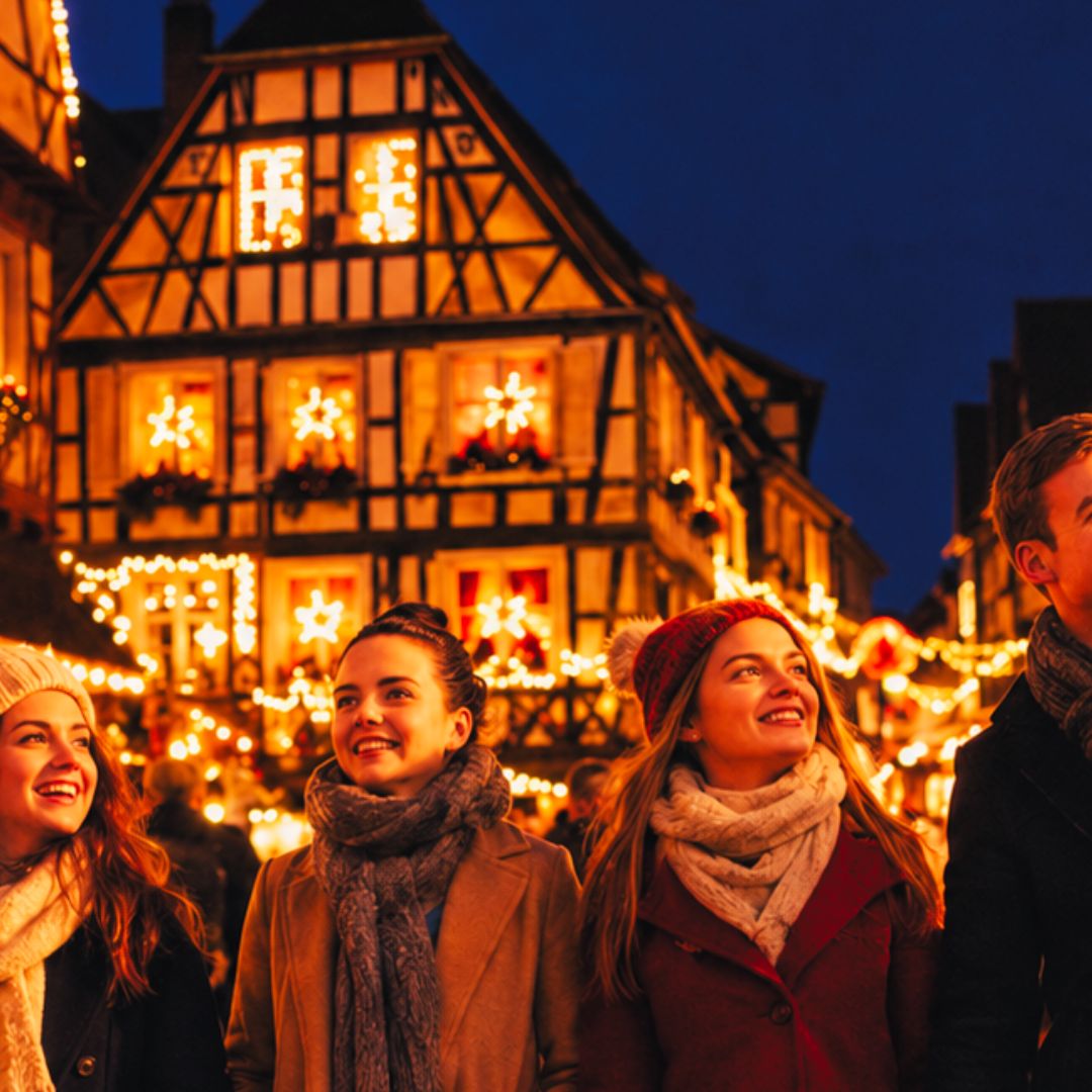 Team beim Weihnachtsspaß, dem Outdoor-Programm zur Weihnachtsfeier in Erfurt